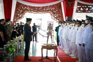 Sebanyak 72 Kades Terpilih Resmi di Lantik Bupati Pamekasan Baddrut Tamam