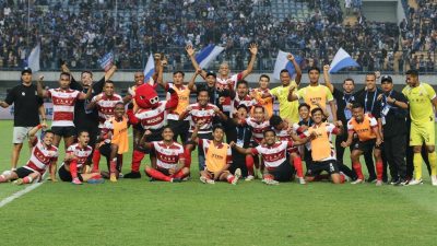 Full Senyum, Madura United Sukses Hajar Persib 1-3 di GBLA Markas Maung Bandung