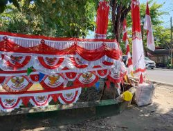 Jelang Hari Kemerdekaan RI Ke-77, Pedagang Musiman Marak Berdatangan Ke Pamekasan