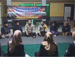 Jalin Komunikasi dan Sinergi, Kapolsek Tlanakan Gelar ‘DIAGRAM’ Dengan Mahasiswa KPM IAIN Madura
