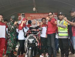 Semarak HUT RI Ke-77, Pemerintah Desa Ponteh Bersama Karang Taruna Gelar JJS Berhadiah Motor