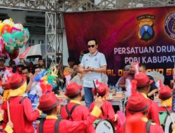 Bupati Mas Tamam Turut Meriahkan Festival Drumband se Pamekasan