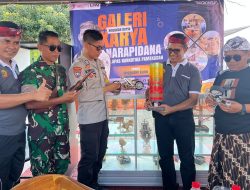 WBP Lapas Narkotika Pamekasan Pamerkan Karya Kerajinan Tangan