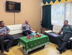 Kalapas Narkotika Kelas IIA Pamekasan Lakukan Kunjungan ke Markas Kodim 0826