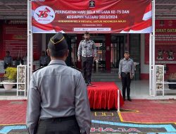 Peringati Hari Bela Negara Ke-75, Lapas Narkotika Kelas IIA Pamekasan Gelar Upacara