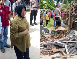 Mensos Risma ke Pamekasan, Renovasi Rumah Tak Layak Huni Milik Umi Kalsum