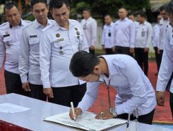 Cegah Penyalahgunaan Wewenang, Lapas Narkotika Pamekasan Gelar Penandatanganan Pakta Integritas
