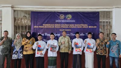 Lapas Narkotika Pamekasan Beri Remisi Khusus Hari Raya Idul Fitri kepada 639 Warga Binaan