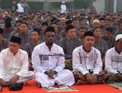 Ratusan Warga Binaan Lapas Narkotika Pamekasan Laksanakan Shalat Idul Fitri Berjamaah