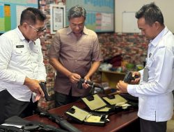 Pastikan Siap Pakai, Lapas Narkotika Pamekasan Rutin Rawat 20 Senjata untuk Kesiapsiagaan