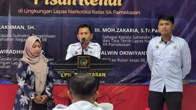 Acara Pisah Kenal Pegawai Lapas Narkotika Pamekasan Berlangsung Penuh Kehangatan