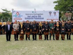 Menggunakan Bahasa Madura, Upacara Hari Jadi ke-495 Kabupaten Pamekasan Berlangsung Khidmat