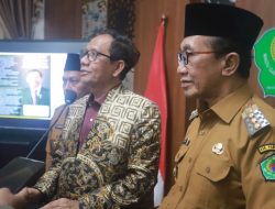 Bupati Kholilurrahman Sambut Mahfud MD, Bahas Kemajuan dan Penegakan Hukum