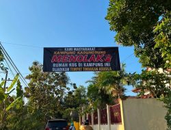 Rumah Kos di Pamekasan Picu Keresahan Warga, Spanduk Penolakan Tindakan Asusila Dipasang